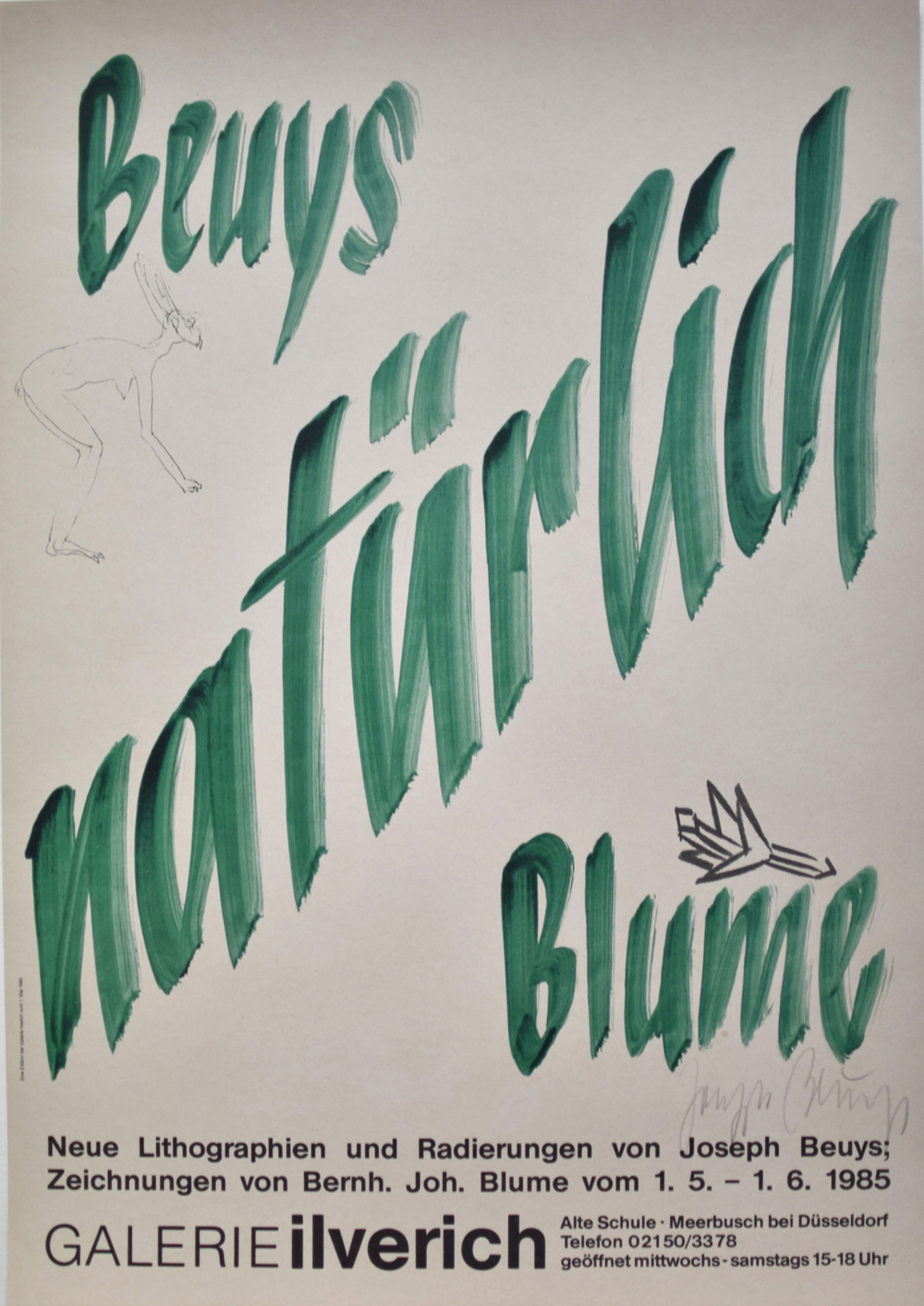 Beuy -  Blume. natürlich. Neue Lithogra­phien u...