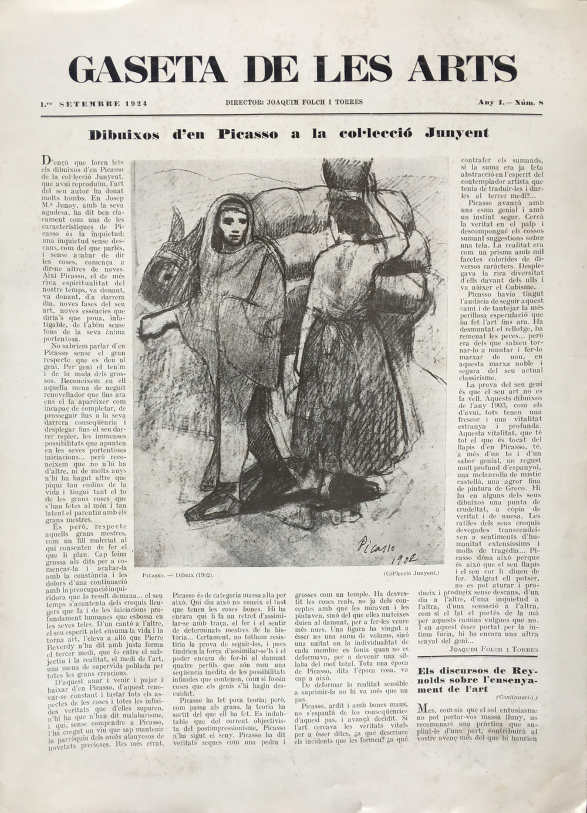 gaseta de les arts 1924