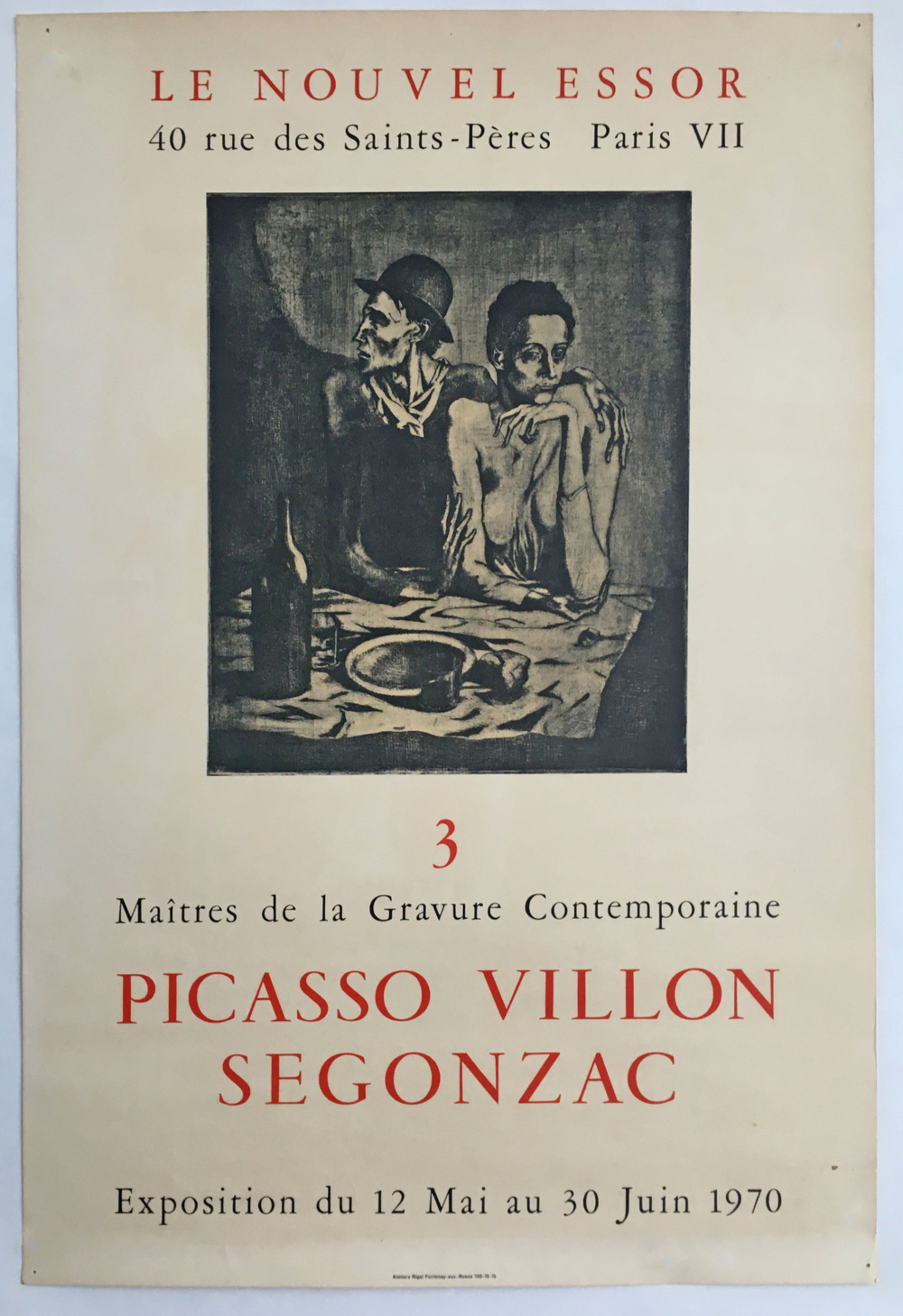 3 Meister der zeitgenössischen Graphik, Picasso...