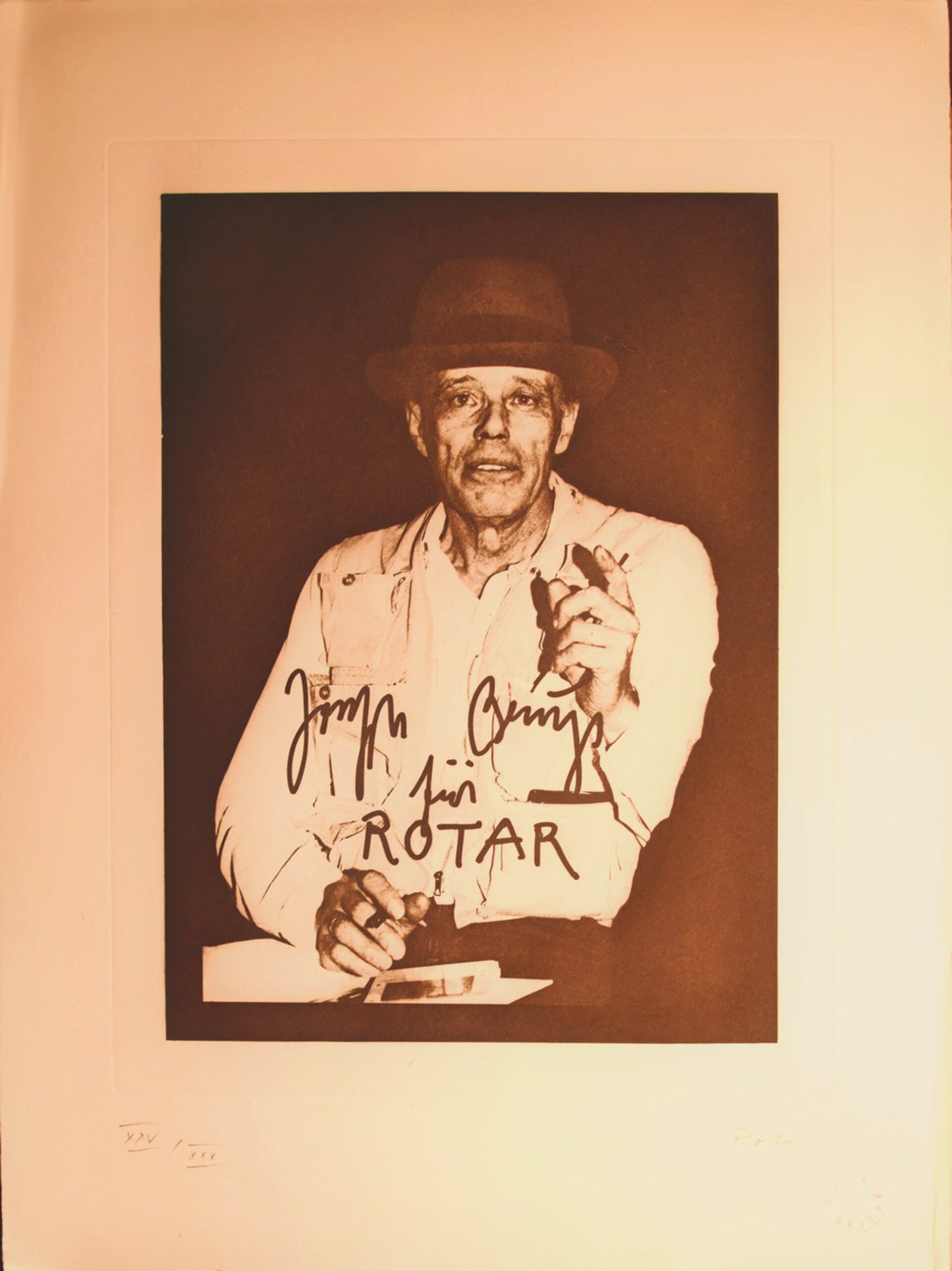 Joseph Beuys "für ROTAR"