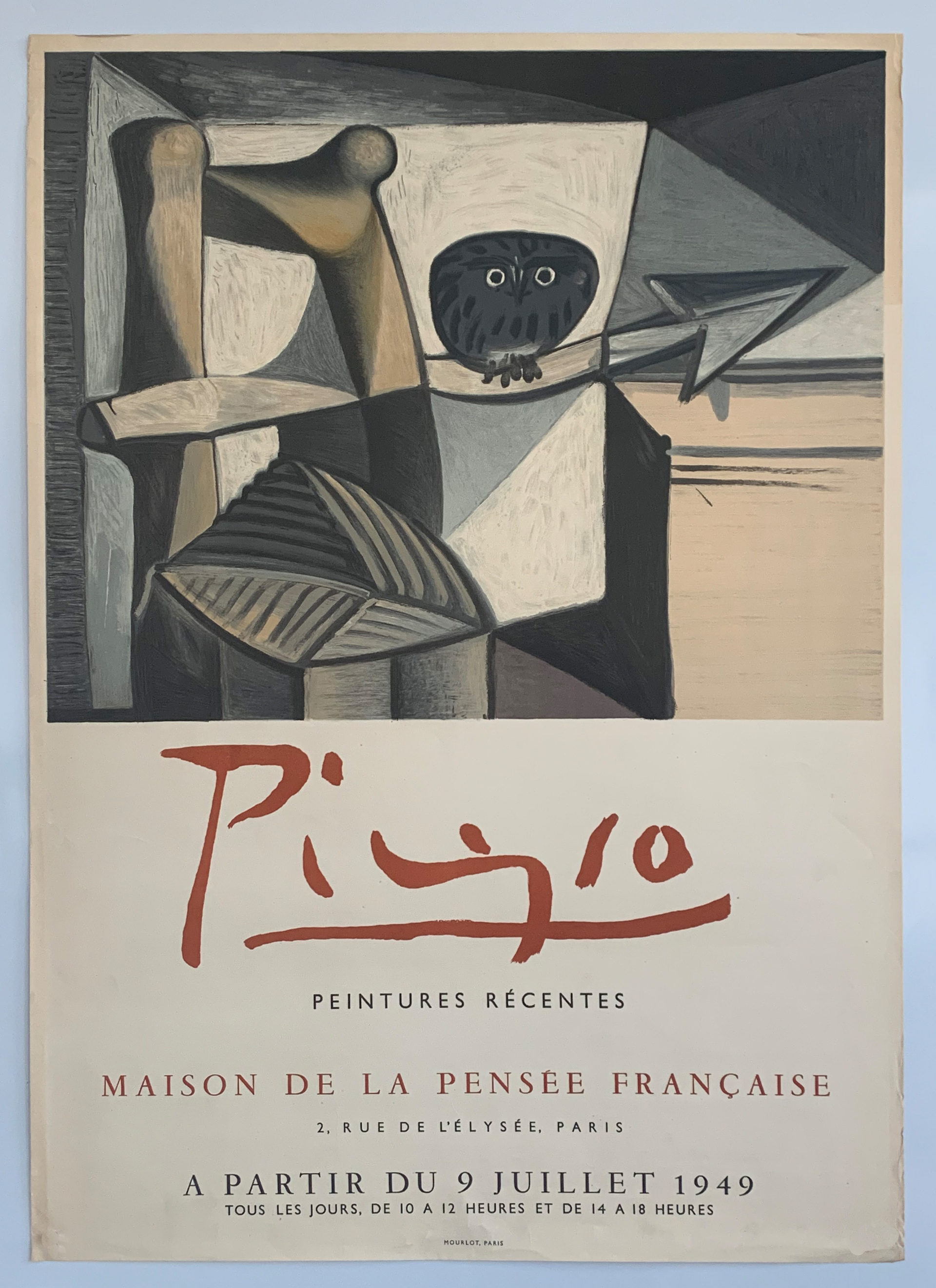 Chouette dans son intérieur- Owl in an interior...