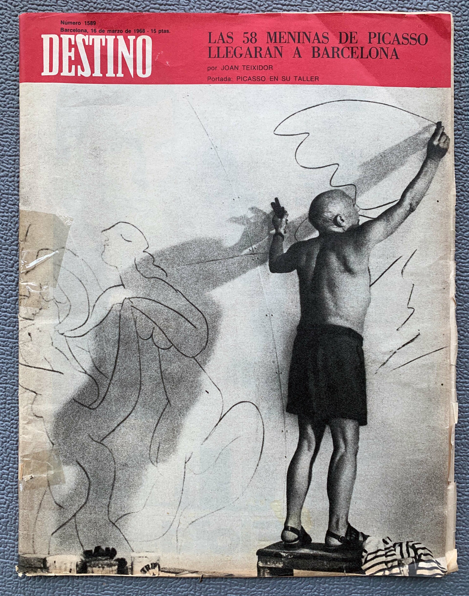 Destino NR 1589, 18.3.68, Meninas Barcelona