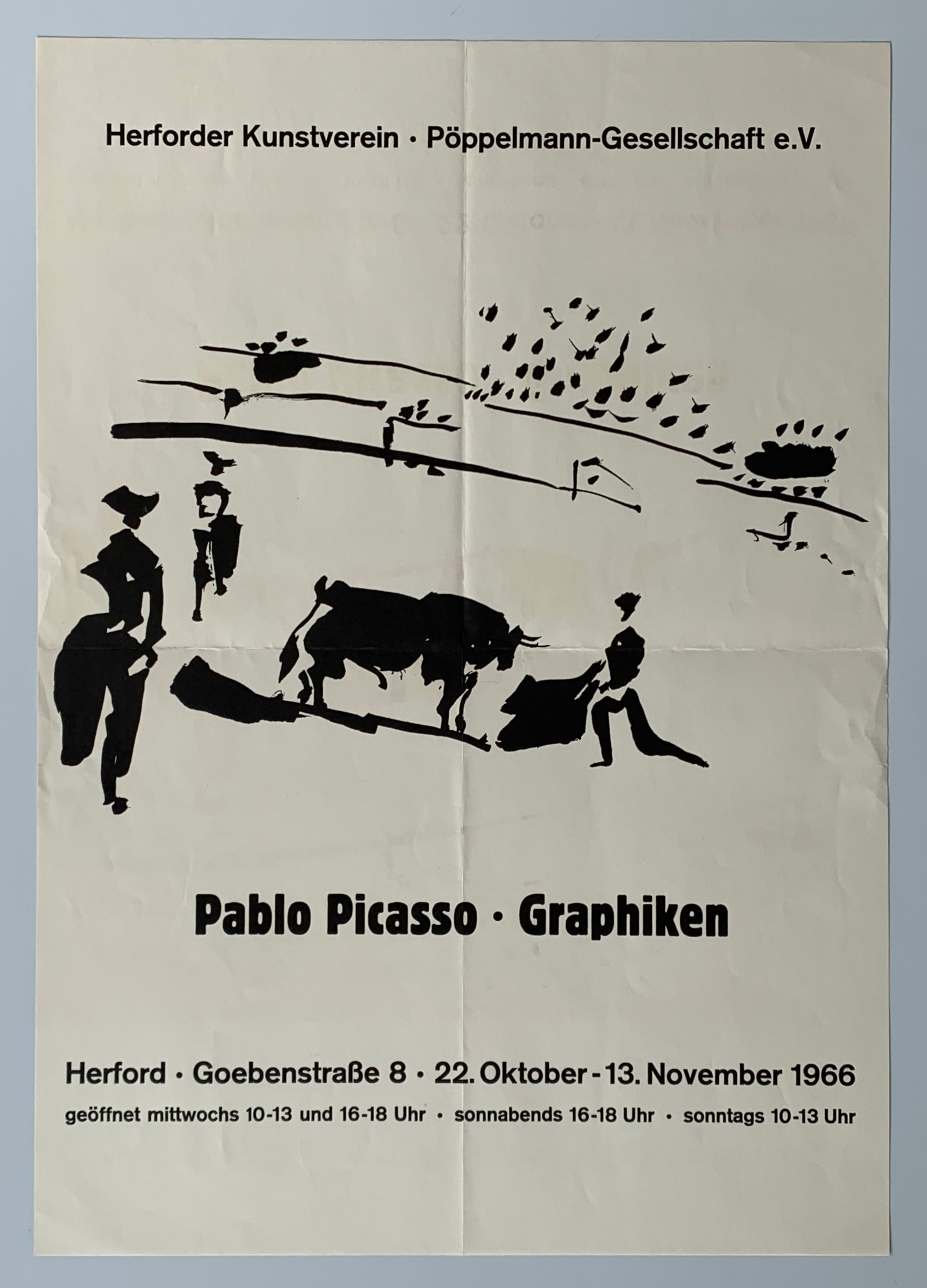 Herforder Kunstverein Picasso Graphiken 1966