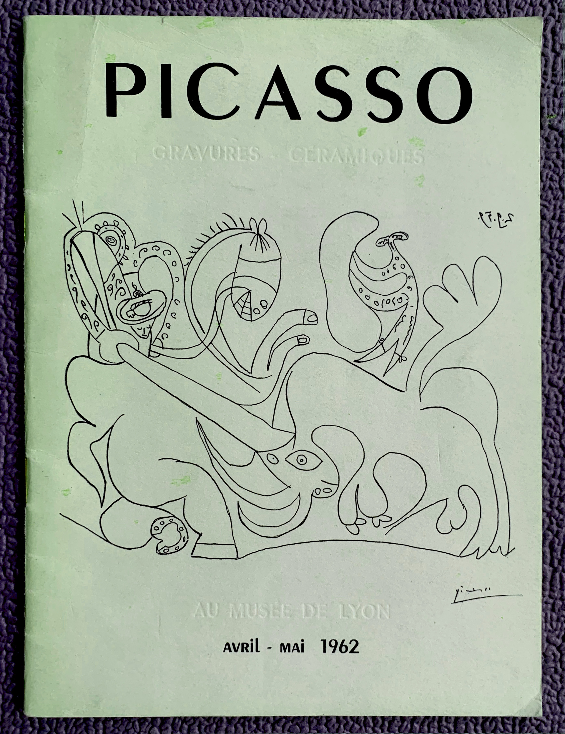 Picasso gravures ceramiques Lyon 1962