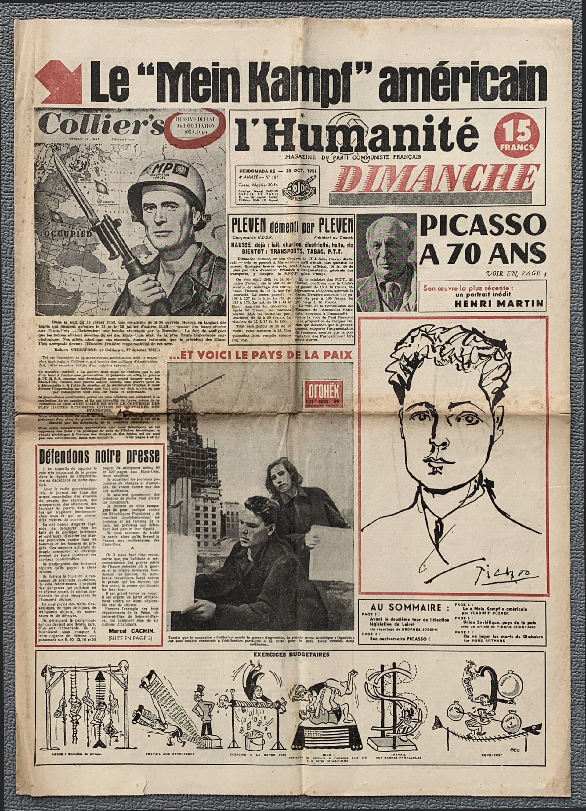 L.´Humanite 28.10.1951