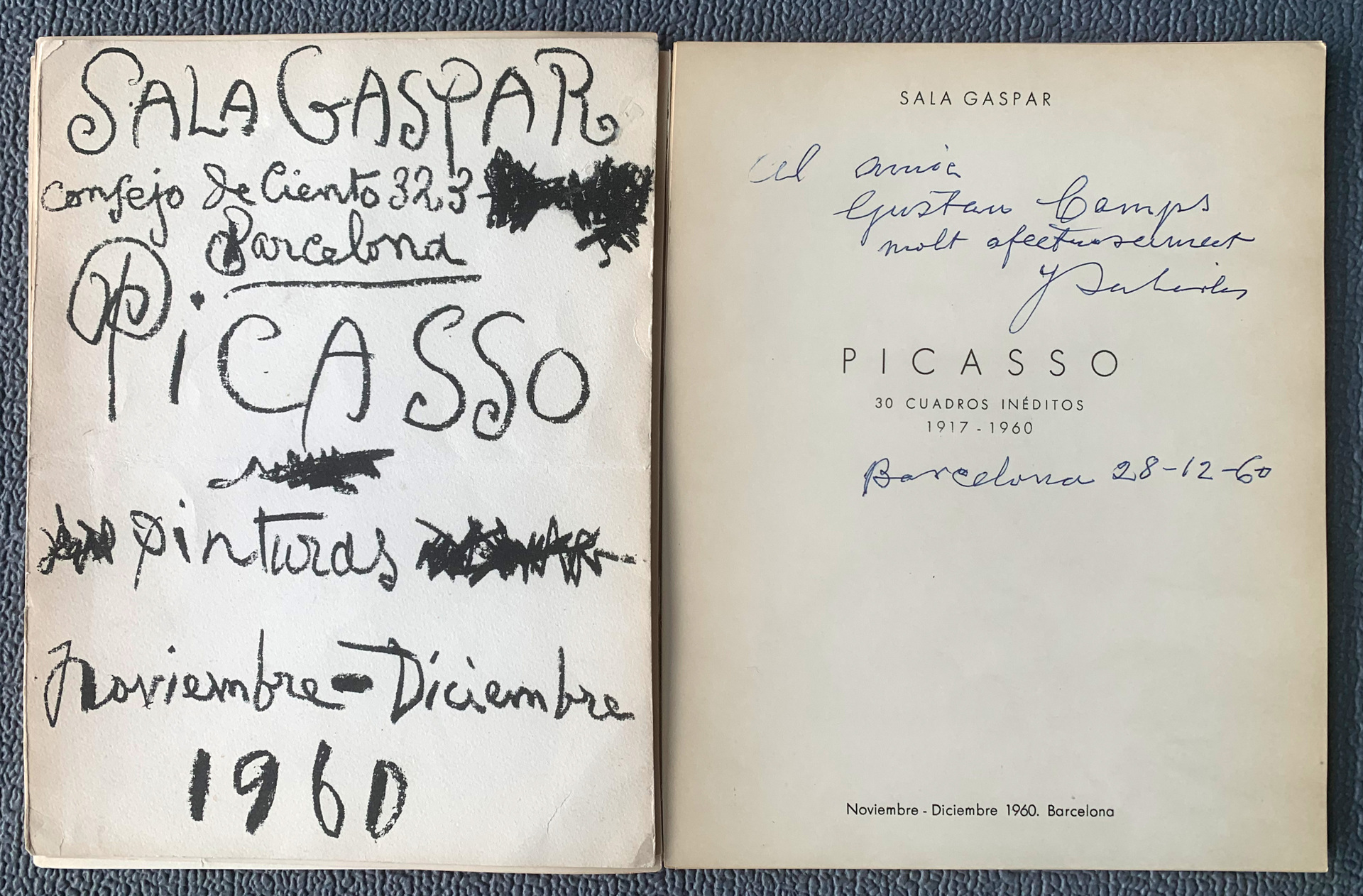 Ausstellungskatalog Jaime Sabartés. PICASSO – 3...