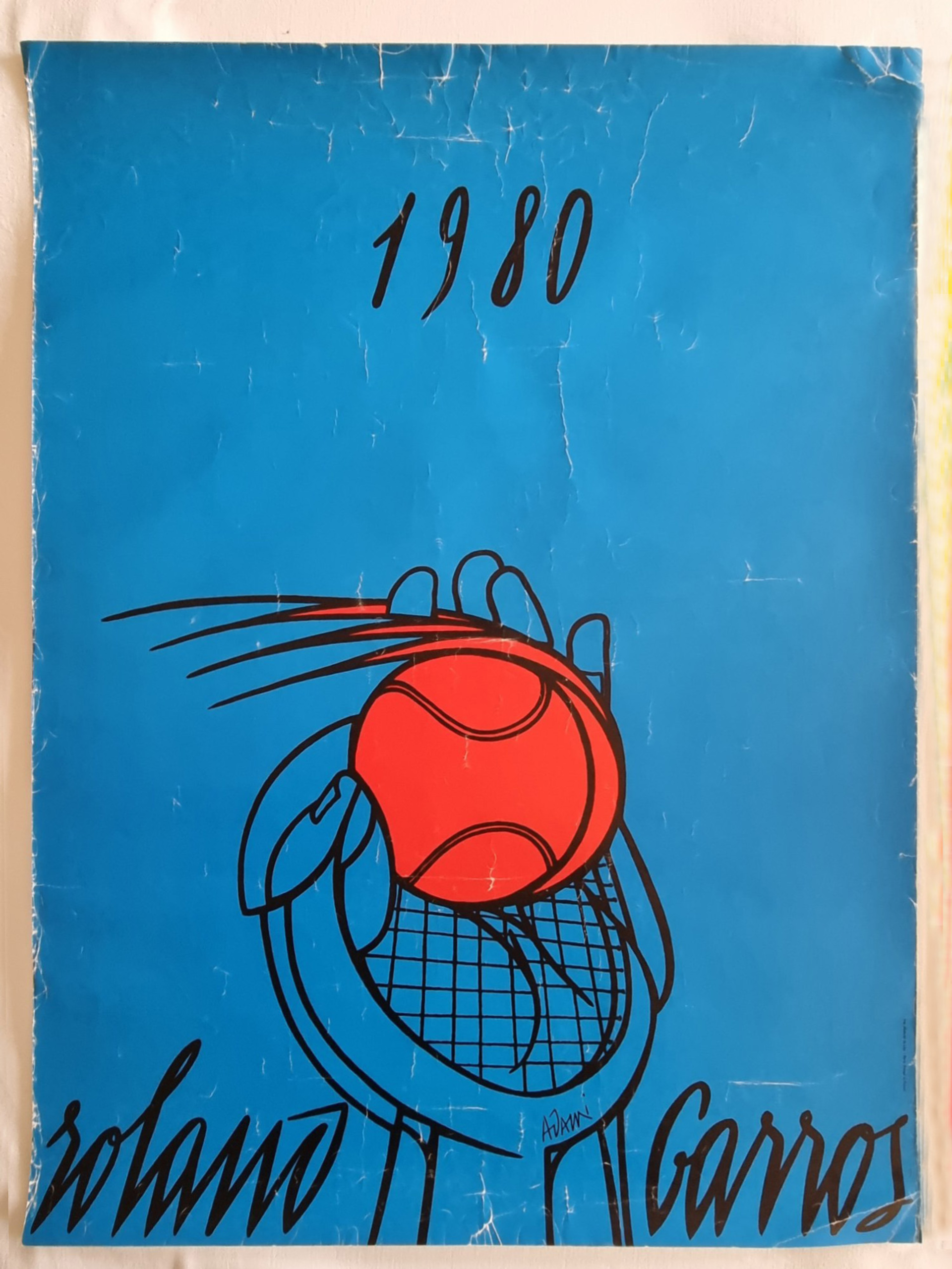 Roland Garros - Valerio Adami 1980 Roland Garros - Valerio Adami 1980
