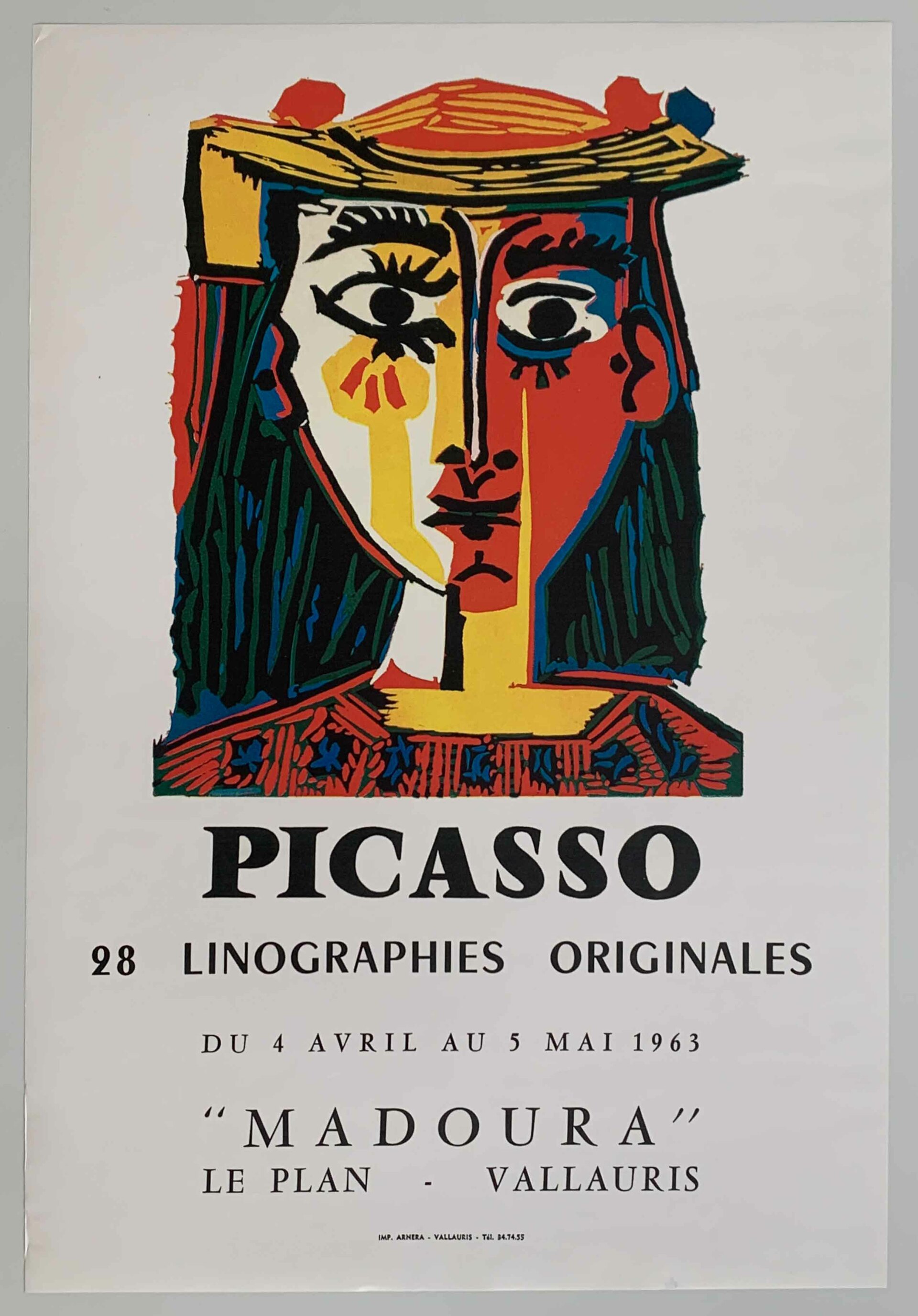 Variante Vallauris 1972 auf bläulichem Papier -...