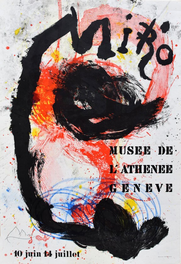 Picazo 12  »MIRÓ - MUSEE DE L'ATHENEE«.1961. 
