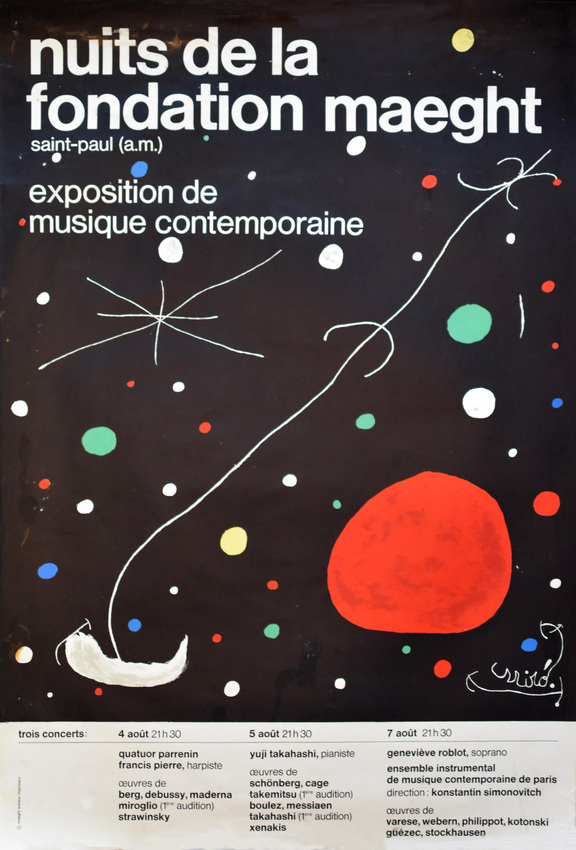 Picazo 21  »NUITS DE LA FONDATION MAEGHT«. 1965