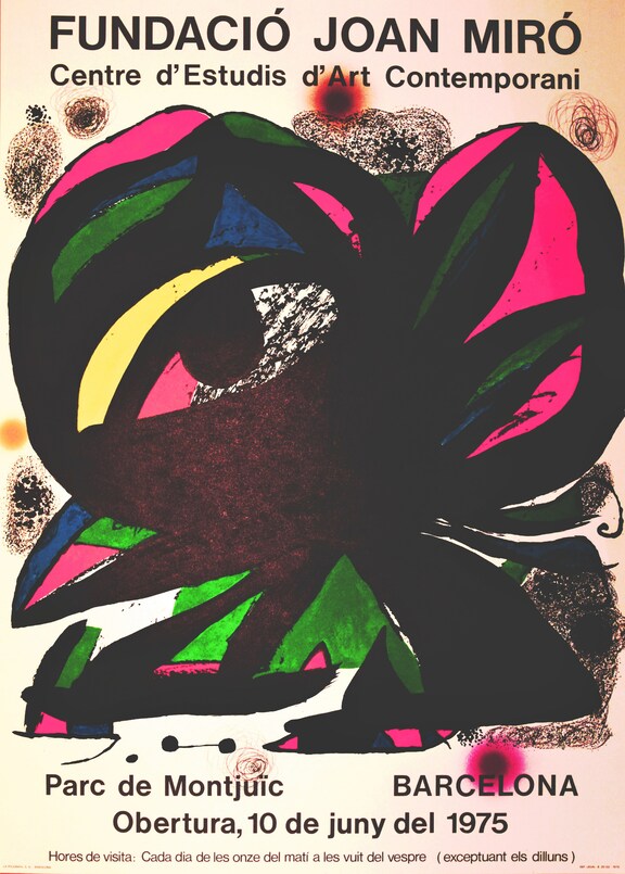 ERÖFFNUNG FUNDACIO JOAN MIRÓ. 1975
Picazo 85