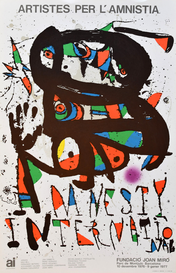 »AMNESTY INTERNATIONAL«. 1976 - Variante Barcel...