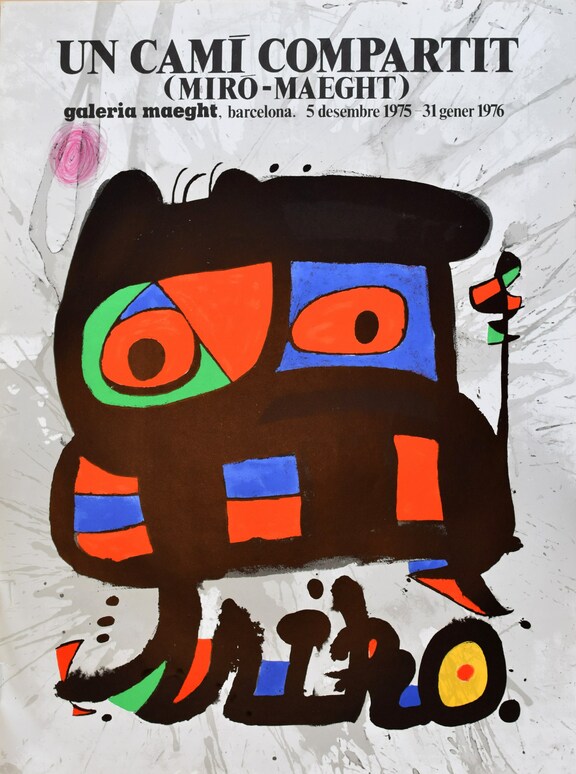 AUSSTELLUNG »UN CAMI COMPARTIT (MIRO-MAEGHT)«. ...