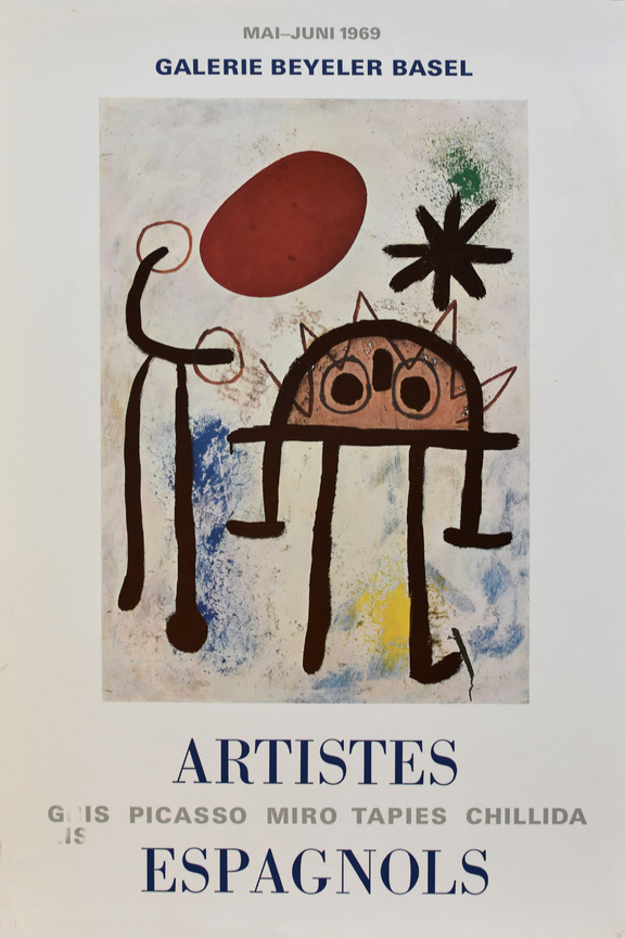 Artistes espagnols galerie beyeler Basel 1969