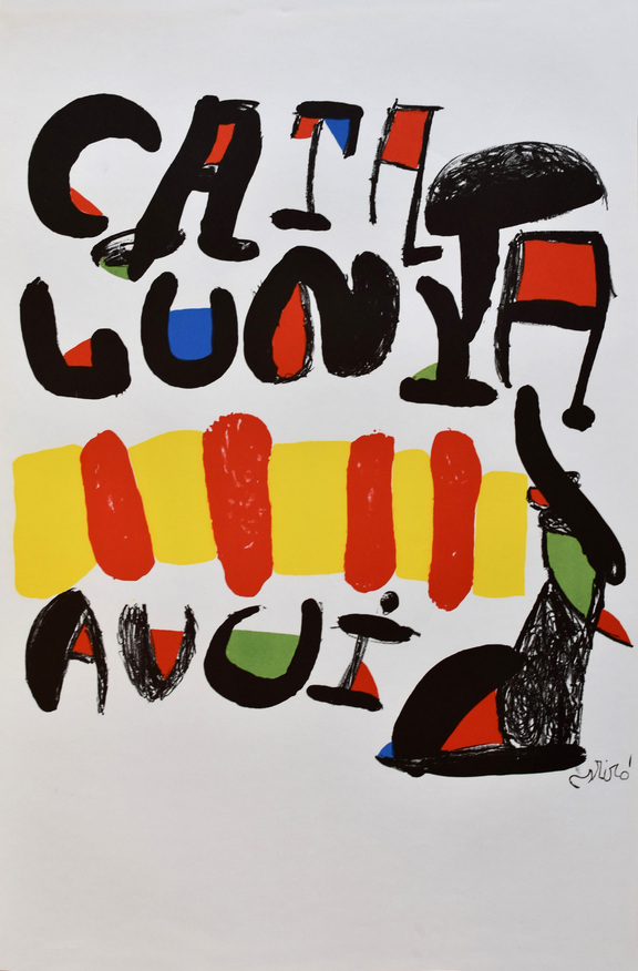 Plakat zu der Ausstellung Catalunya Avui 1981