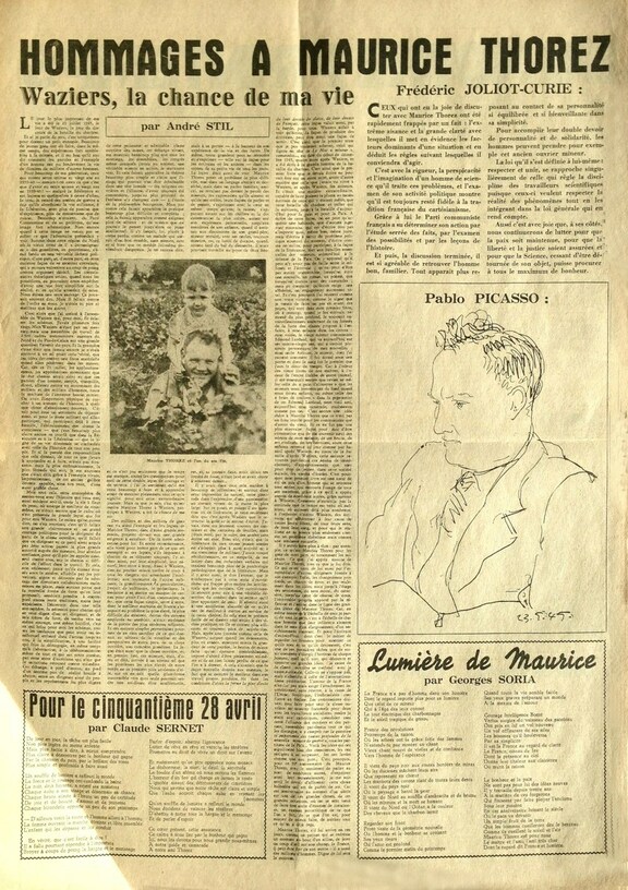 Les Lettres françaises Thorez