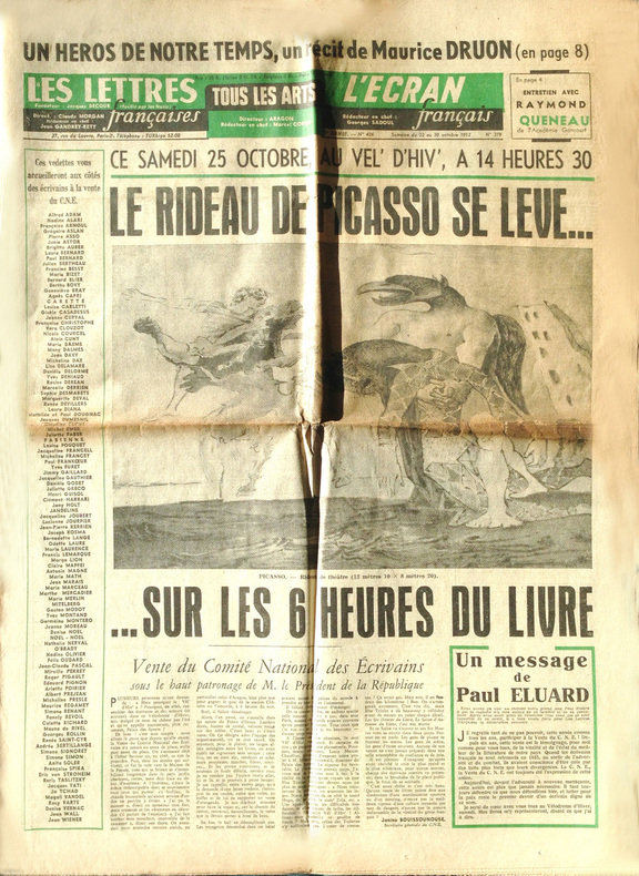 Les Lettres francaises 379 -  23.Oct- 30.Oct 1952