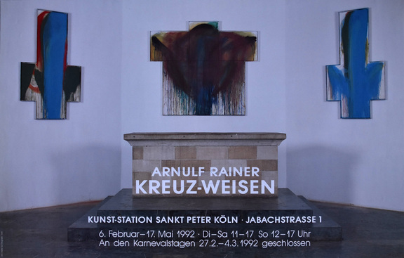 Kreuz-Weisen - Plakat zu der Ausstellung Kunsts...
