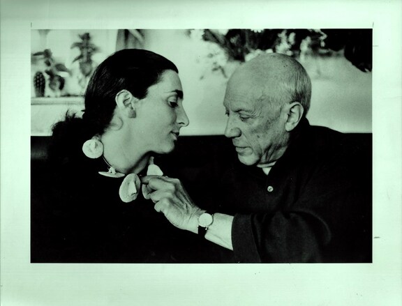Picasso und Jacqueline Roque, 1957, Villa Calif... Picasso und Jacqueline Roque, 1957, Villa Calif...