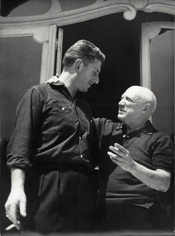 Picasso und sein Sohn Paul Picasso und sein Sohn Paul