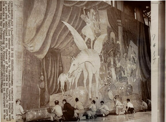 Picassos Theater-Vorhang "Parade" - Museum of F... Picassos Theater-Vorhang "Parade" - Museum of F...