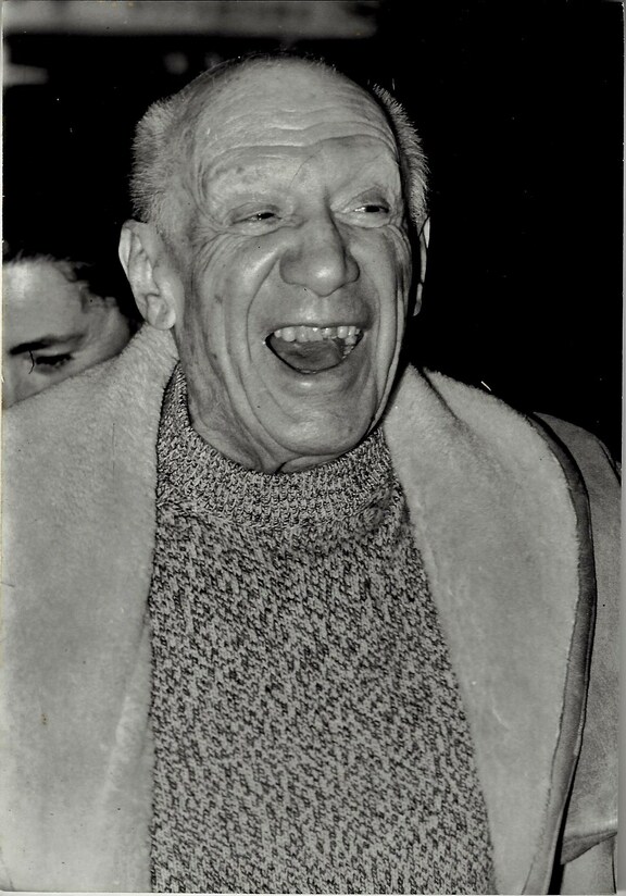 Picasso “Jovial“ in Nizza, 29. April 1971 Picasso “Jovial“ in Nizza, 29. April 1971