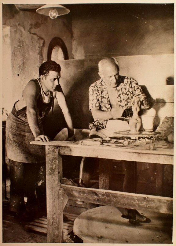 Picasso Tourne son Premier Filmdans l´´ atelier...