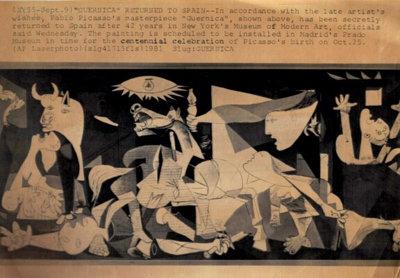 Guernica kehrt nach Spanien zurück Guernica kehrt nach Spanien zurück