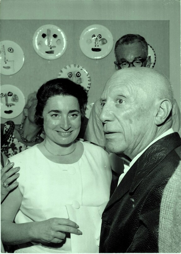 Picasso a inaugure une exposition ´a Cannes Picasso a inaugure une exposition ´a Cannes