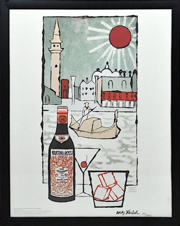 Andy Warhol für Martini & Rossi Andy Warhol für Martini & Rossi