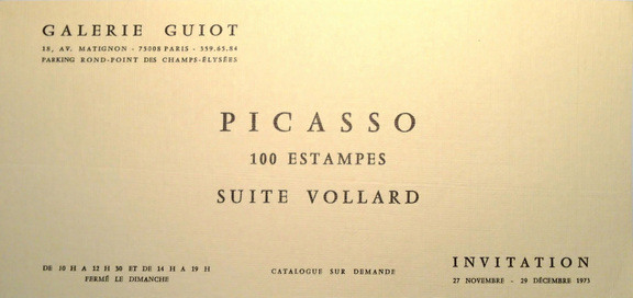 Galerie Guoit - 100 Estampes - Suite Vollard