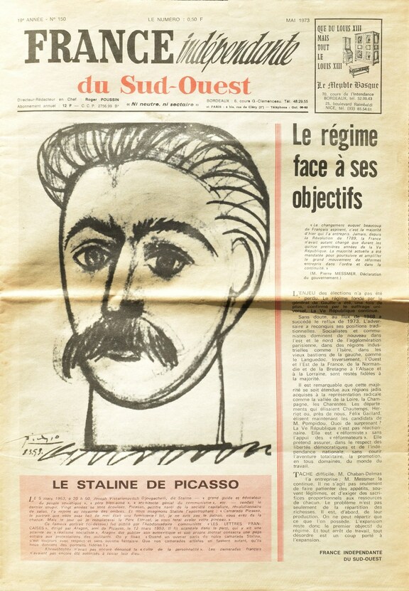 France independante du Sud - Ouest (Staline)  M...