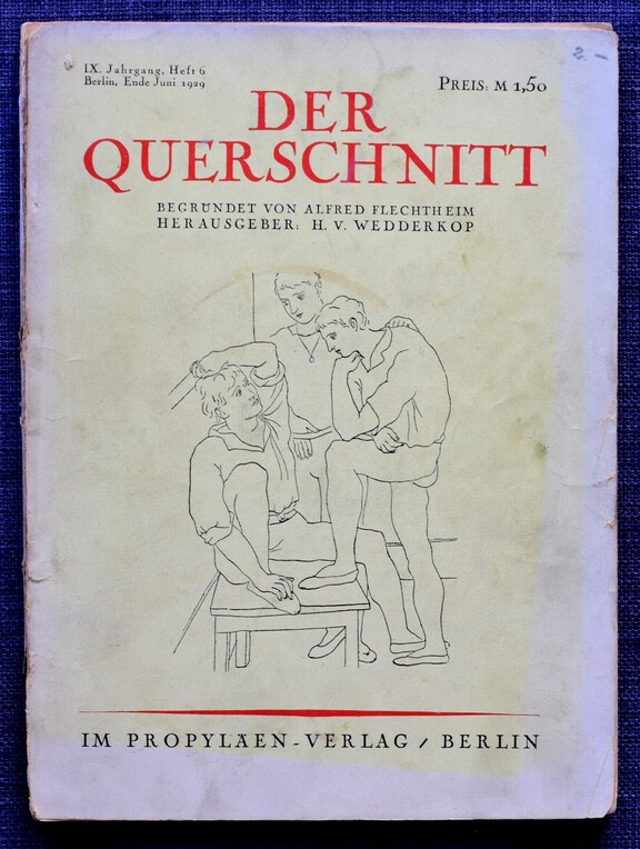Der Querschnitt  Juni 1929
