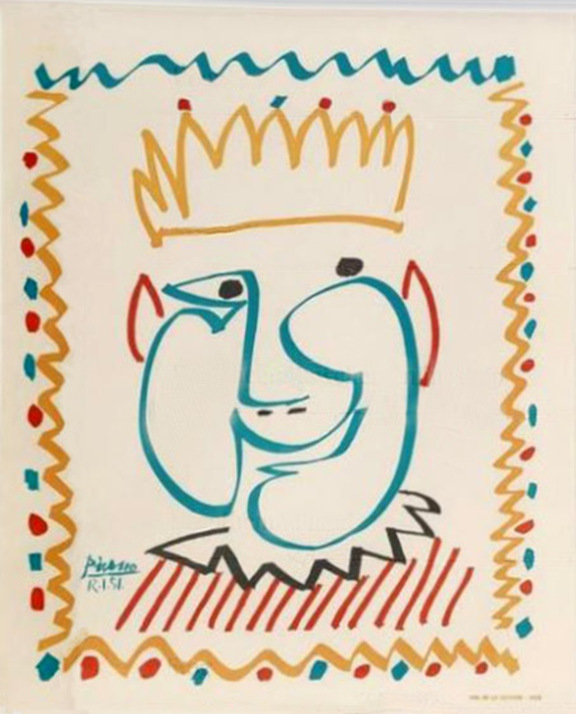 "Tete de Roi (Carnaval de Nice)" für die Zeitun...