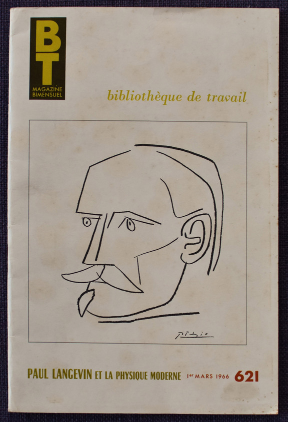 Paul Langevin et ls Physique Moderne 1966, bibl...