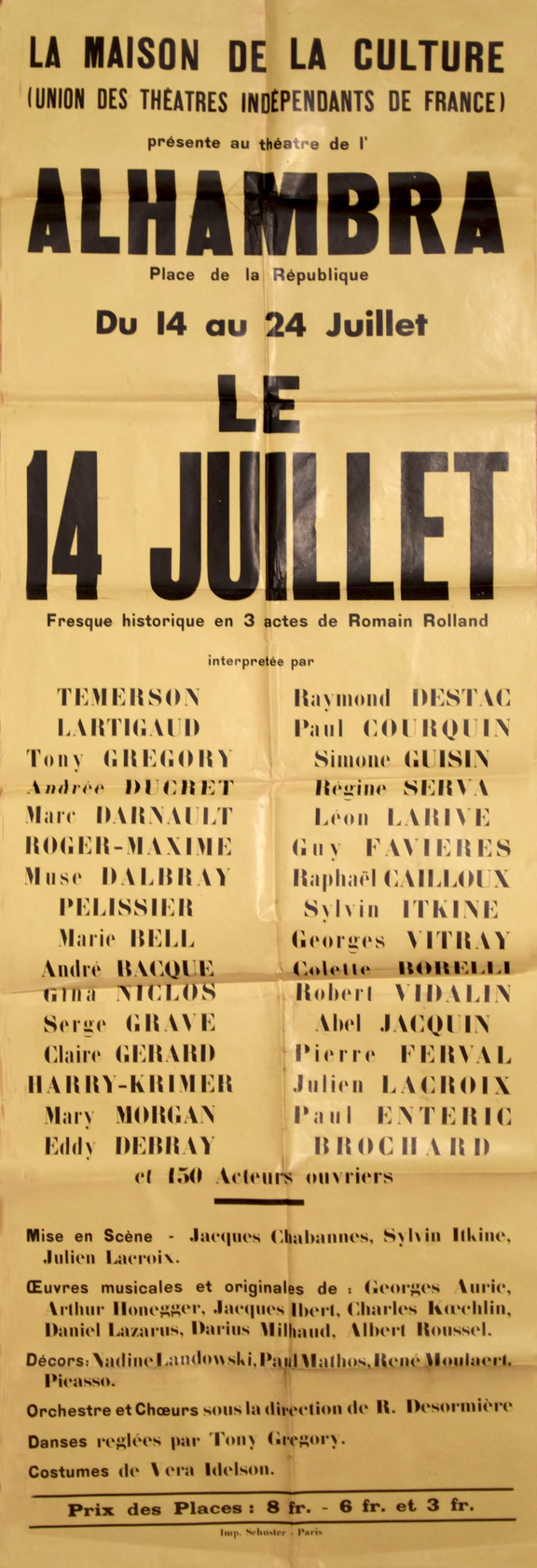 Alhambra 18, Juni 1936