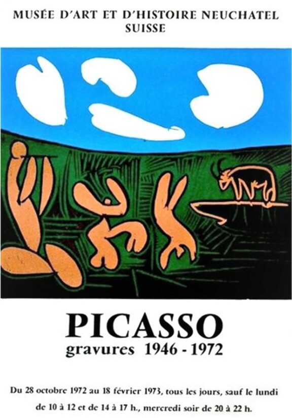 Picasso, Graphik 1946-1972  - Bacchanal mit vie...