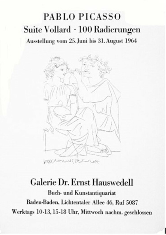 Picasso, Galerie Dr. Ernst Hauswedell, Baden-Ba...