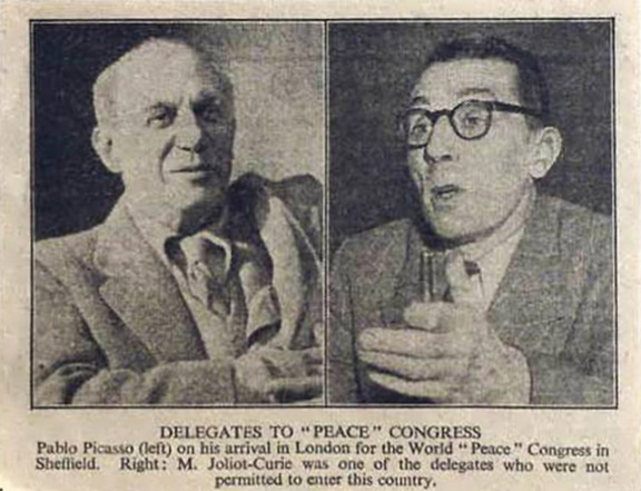 1950 Weltfriedenskongress Sheffield , Pablo Pic... 1950 Weltfriedenskongress Sheffield , Pablo Pic...