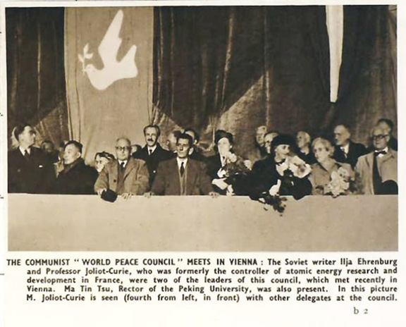 1952 Kommunistischer Weltfriedensrat tagt in Wi...