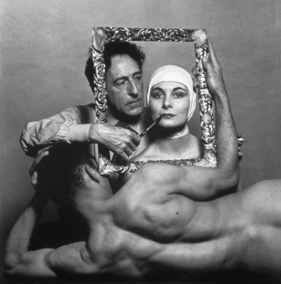 Philippe Halsman (1906-1979) - Jean Cocteau wit... Philippe Halsman (1906-1979) - Jean Cocteau wit...