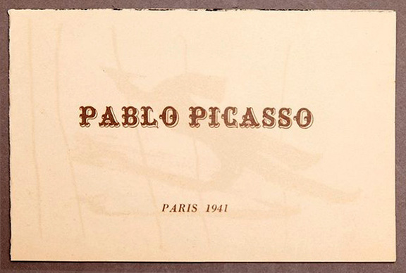 Pamphlet von Georges Hugnet illustriert von Pab... Pamphlet von Georges Hugnet illustriert von Pab...
