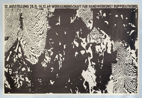 Plakat zur Ausstellung Werkgemeinschaft Rupperath