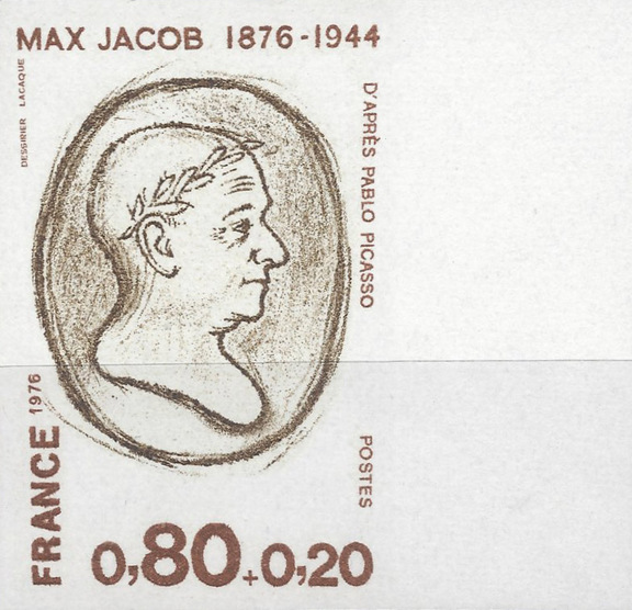 Max Jacob - d´apres Picasso 1976 Max Jacob - d´apres Picasso 1976