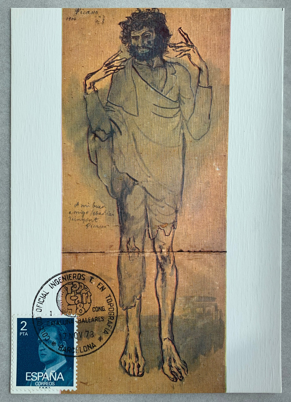„Der Verrückte“ aus der blauen Periode 