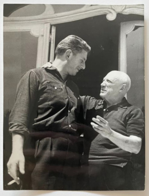 Picasso und sein Sohn Paul