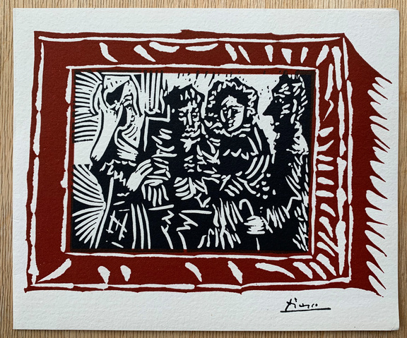 Einladung Sala Gaspar 1962  Scene Familiale - W...