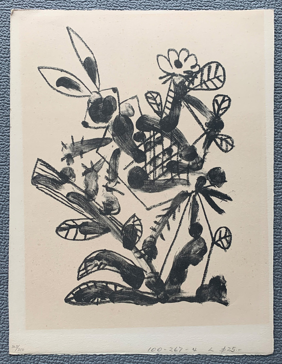 Blatt aus De Memoire d´Homme - Tzara, Bordas