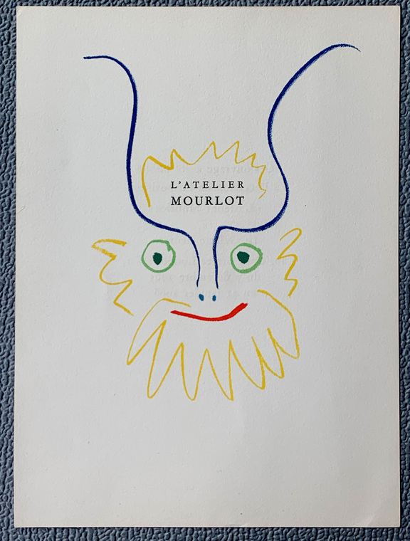 Atelier Mourlot Einladungskarte der Galerie Red...
