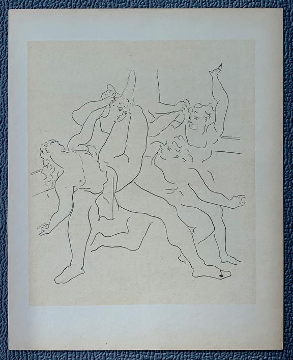 Waldemar George - Blatt aus dem Buch Picasso 1926